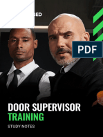 Door Supervision Study Notes