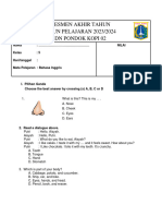 SAS - Bahasa Inggris 5 - 2024