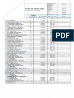 CHECK LIST CHECKING & TESTING ALARM 'Des 23