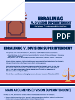 Ebralinag v. Division Superintendent