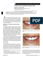 1997 A Review of Esthetic Alternatives For The Restoration of Anterior Teeth