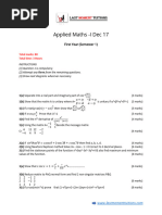 Applied Maths I Dec 17