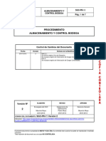 SGC-PR-11-V2 - Almacenamiento y Control Bodega