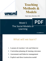 Social Models Learning