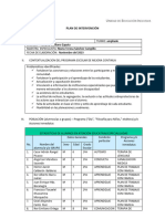 Plan de Intervencioìn, Nuevo Formato