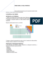 3° U3 Informe Sobre La Tabla Periódica