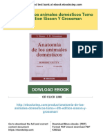 Anatomía de Los Animales Domésticos Tomo I 5th Edition Sisson Y Grossman Download PDF