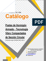 Postes de Hormigón Armado - Tecnología Vibro Compactados de Sección Circular 