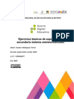 15FIB2007T - Ejercicios Básicos de Español para Secundaria Sistema Semiescolarizado