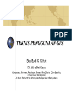 Pengoperasian Gps