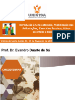 Aula 01 - Introdução À Cinesioterapia, Mobilizações, Exercícios Passivos, Ativos Livres e Resistidos