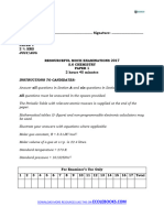 s6 Chemistry p1 Revision Past Papers