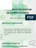 Desarrollo Psicosocial en La Adolescencia