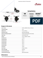 Especificaciones - 2023 Indian FTR Motocicleta MX
