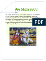 Chipko Movement