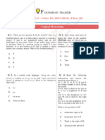 IMO Level 2 - Class 10 (2013-2014) - Answer