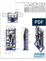 Industrial Reverse Osmosis High Flow Small Footprint Drawing