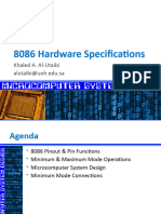 8086 Hardware Specifications