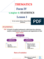 Stat F4 Lesson 1