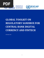 ESCAP 2023 MN Global Toolkit Regulatory Sandbox CBDC Fintech