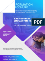 Information Brochure For B.ed 2023-24