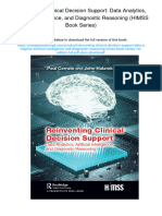 Reinventing Clinical Decision Support: Data Analytics, Artificial Intelligence, and Diagnostic Reasoning (HIMSS Book Series)