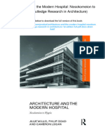 Architecture and The Modern Hospital: Nosokomeion To Hygeia (Routledge Research in Architecture) - ISBN 0415815339, 978-0415815338