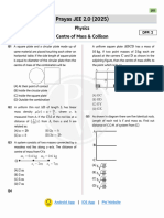 Center of Mass and Collison DPP 02 of Lec 03 Prayas JEE 2 0 2025