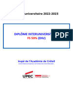 BROCHURE 1er DEGRE - DIU - 2022-2023