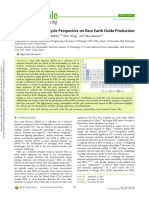 Zaimes Et Al 2015 Environmental Life Cycle Perspective On Rare Earth Oxide Production