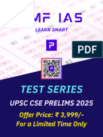 PMF IAS Test Series 2025 Schedule