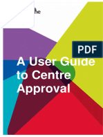 User Guide To Our Centre Approval Report