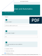 Quiz 2 - Capstan and Automatics - Solved