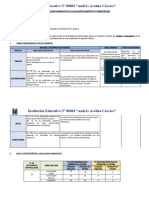 3° INFORME COMPARATIVO EVALUACIÓN DIAGNÓSTICA y II BIMESTRE