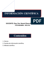 Fuentes de Informacion Cientifica