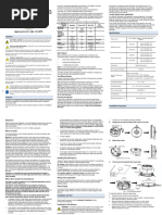 FS-DGNP701-R2 - Detector de Gas Natural Propano