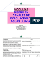 Diseño de Canales de Evacuacion de Aguas Lluvia