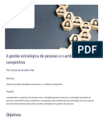 Gestão Estratégica de Pessoas