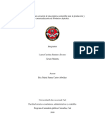 Plan de Negocio para Creación de Una Empresa Sostenible para La Producción y Comercialización de Productos Apícolas