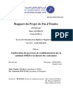 Amélioration Du Processus de Conditionnement Par La Méthode SMED ET LA Théorie Des Contraintes