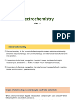 Electrochemistry