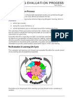 Training Evaluation Process