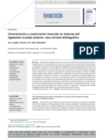 Cocontracción y Coactivación Muscular en Lesiones Delligamento Cruzado Anterior. Una Revisión Bibliográfica