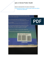 Final ScribdConcepts in Dental Public Health. ISBN 9781582558417, 978-1582558417