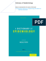 Final ScribdA Dictionary of Epidemiology. ISBN 0199976732, 978-0199976737