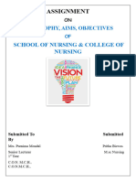 Aims and Philosophy of College and School of Nursing