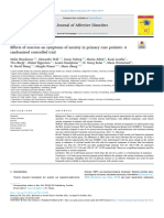 Effects of Exercise On Symptoms of Anxiety in Primary Care Patients (CL) A Randomized Controlled Trial