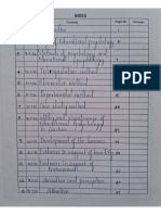 Psychology Practical Record