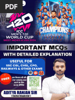 T 20 World Cup 2024 (MCQ)