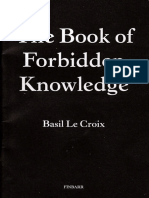 Basil Crouch The Book of Forbidden Knowledge Text